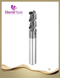 HRC45 3 Flutes কারবাইড স্কয়ার শেষ TiAlN লেপ দিয়ে মিলস
