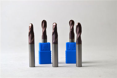 CNC Tapered বল নাক শেষ চাকি TiAlN কারবাইড কপার জন্য কাটন সরঞ্জাম লেপা